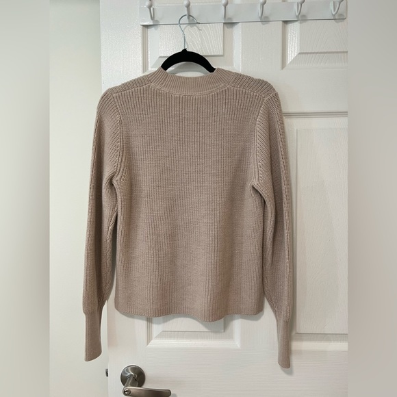 Ever New Knitted Cropped Sweater - Nude/Beige - Sz XS - Picture 2 of 3